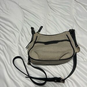Dooney & Bourke Beige and Black Crossbody Bag